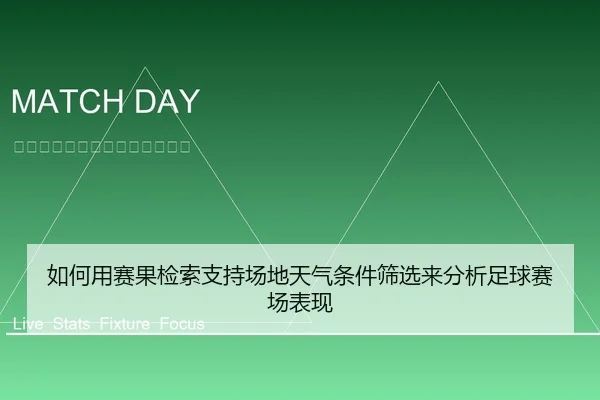 如何用赛果检索支持场地天气条件筛选来分析足球赛场表现